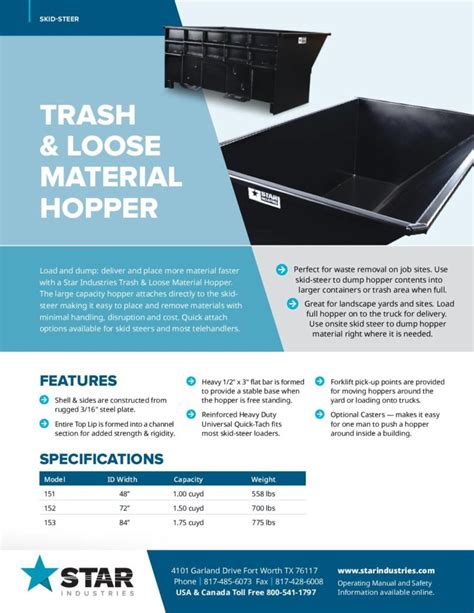 Trash & Loose Material Hoppers 